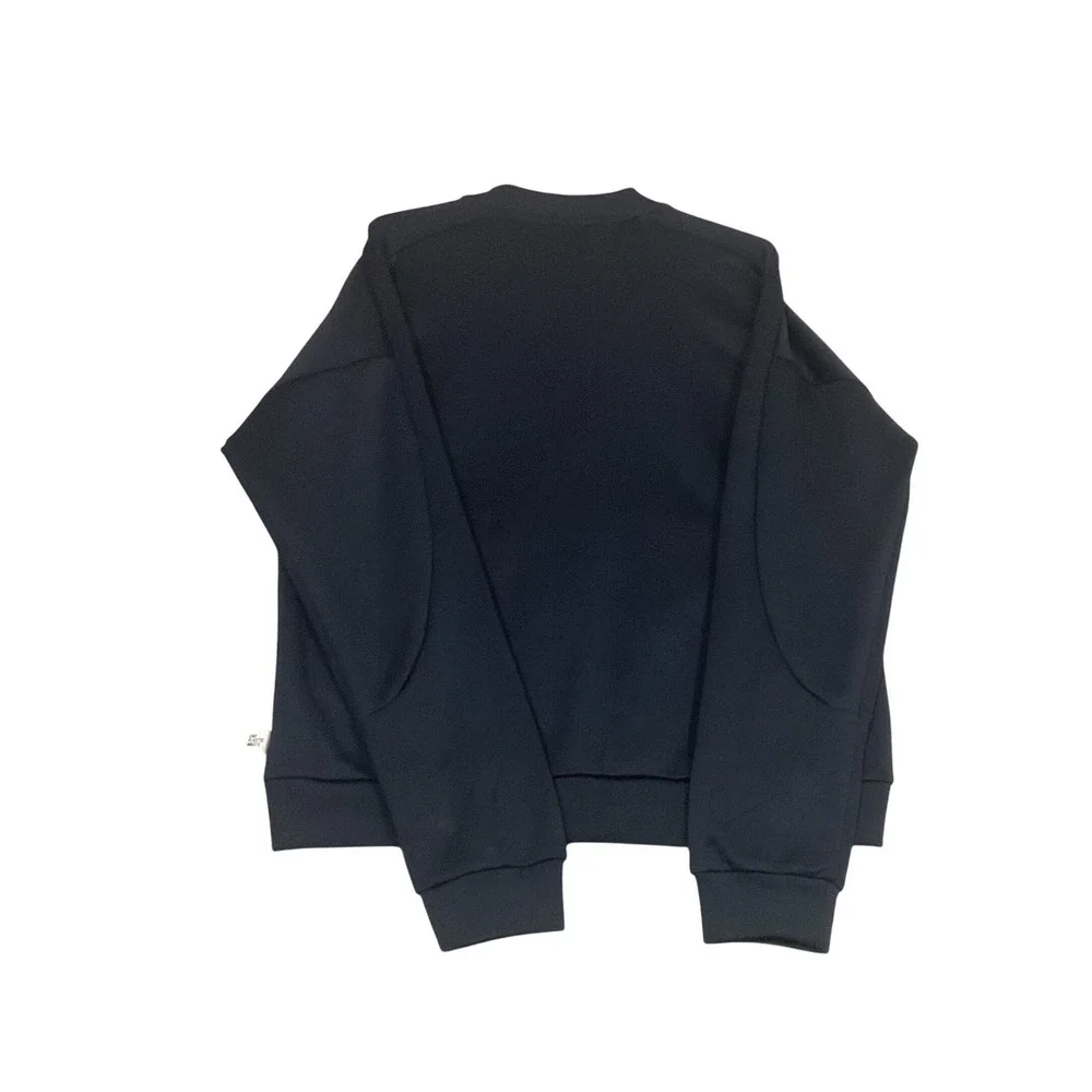 Adidas Mens Full Zip Track Jacket Navy Blue Bomber Collar Large‎ L